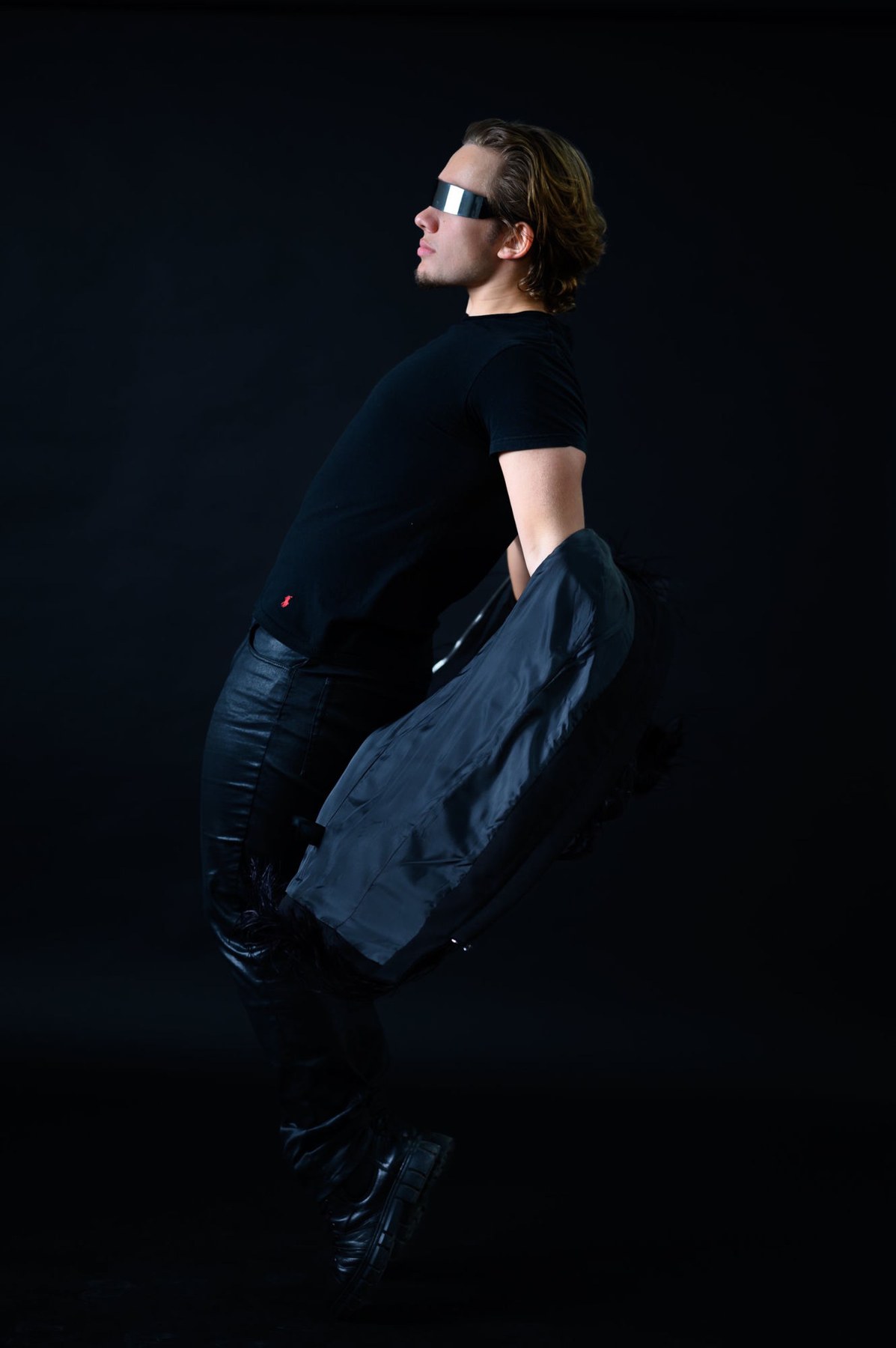 Marius Grigore in an editorial fashion photoshoot